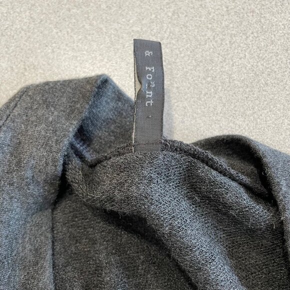 Riller & Fount Gray Modal Spandex Dress Size‎ 1 US Size S USA Jersey Knit - Picture 7 of 8